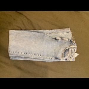 ZARA Slim Flare Slitted High Rise Jeans